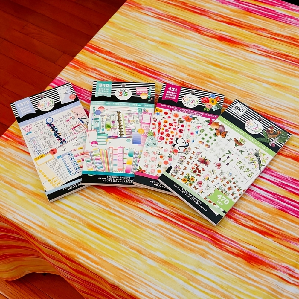 HAPPY PLANNER STICKER BOOKS!!!!